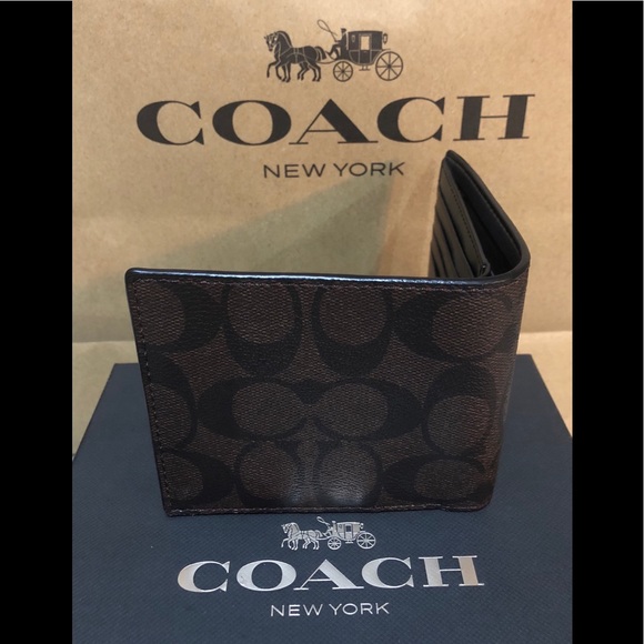 NWT Authentic Coach 3-in-1 Compact ID Wallet - Picture 5 of 6